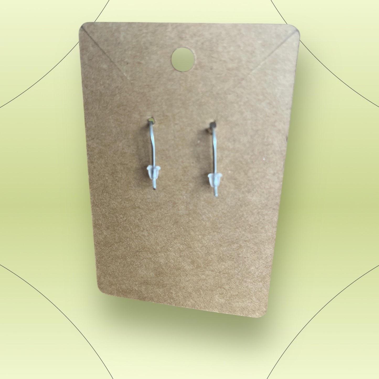 earrings painted Wood Leaves - Träsmycken Hantverk- Bessie design handmade/ / Wooden jewelry