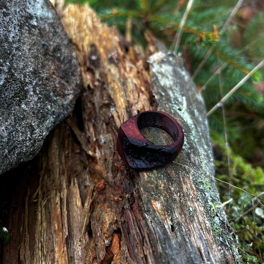 Träsmycken /Handmade  Medium wood ring