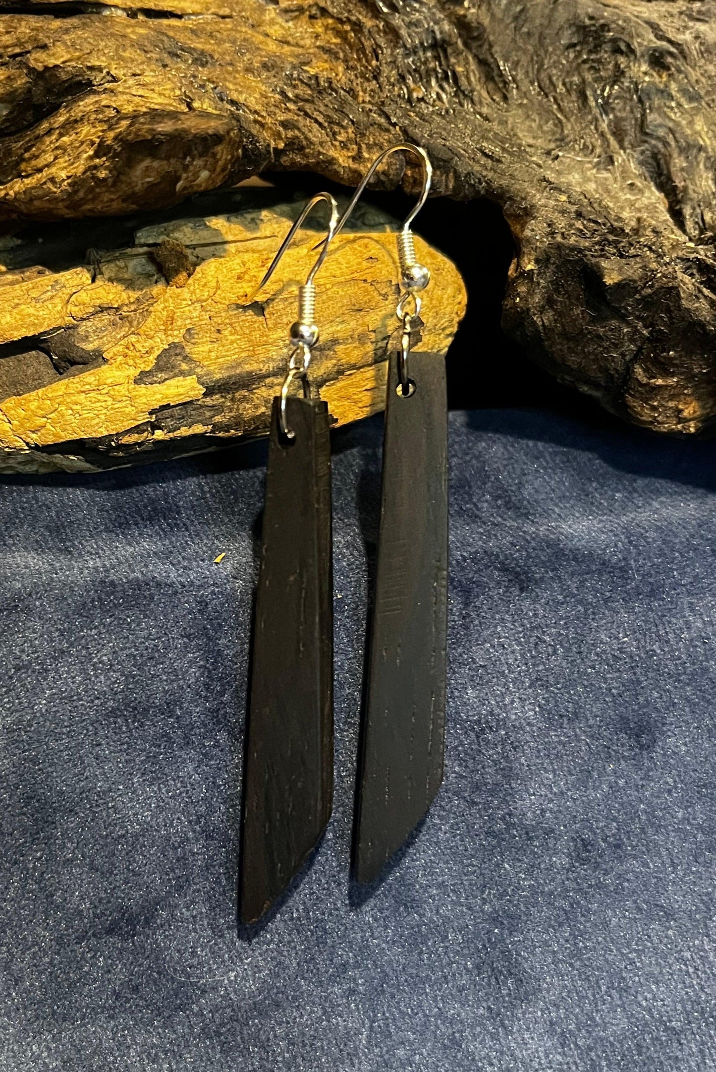 Träsmycken /Handmade Wood earrings